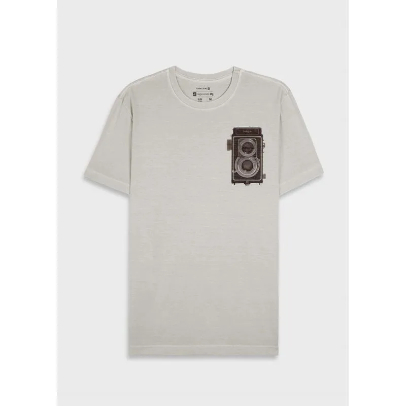 T-shirt stone flex mc - branco - P