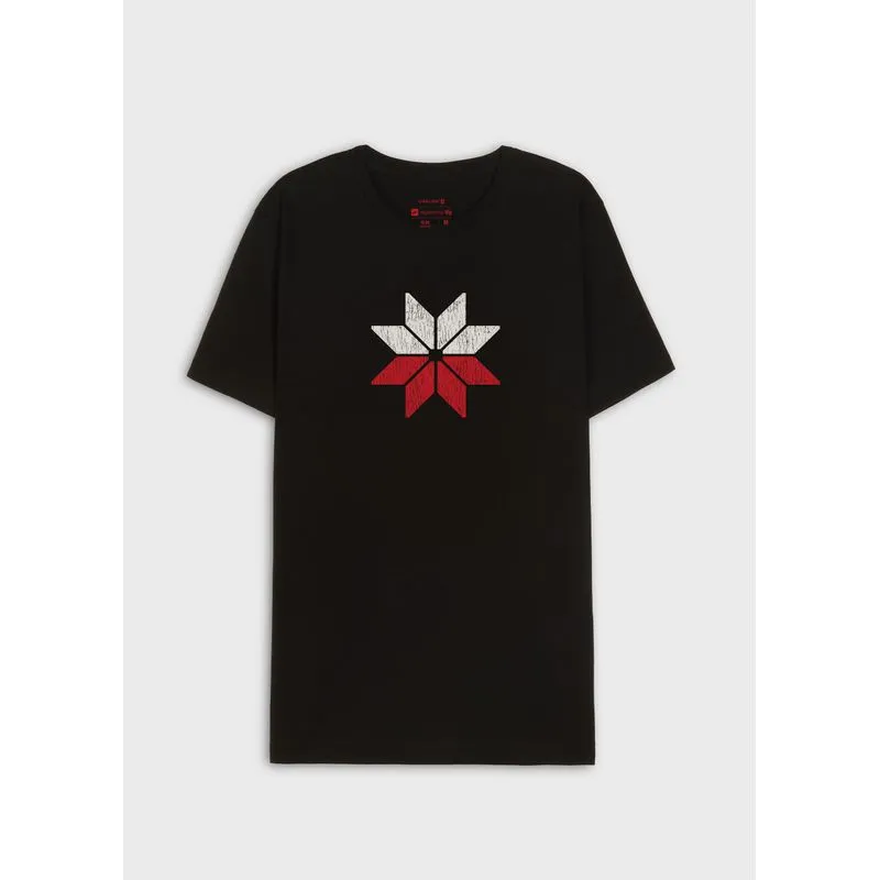 T-shirt vintage snow bicolor mc - preto - GG