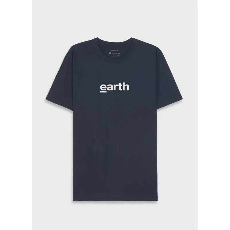 T-shirt vintage earth mc - azul marinho - P