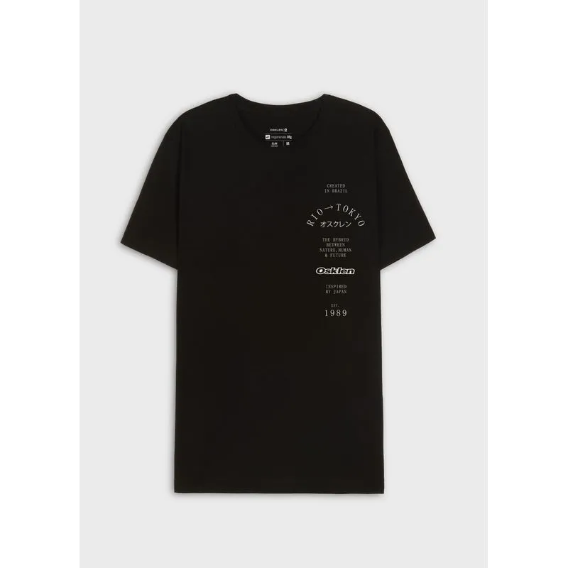 T-shirt vintage rio tokyo tall mc - preto - GG