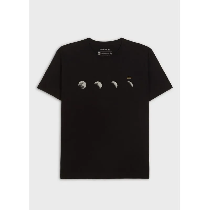 T-shirt vintage moon mc - preto - P