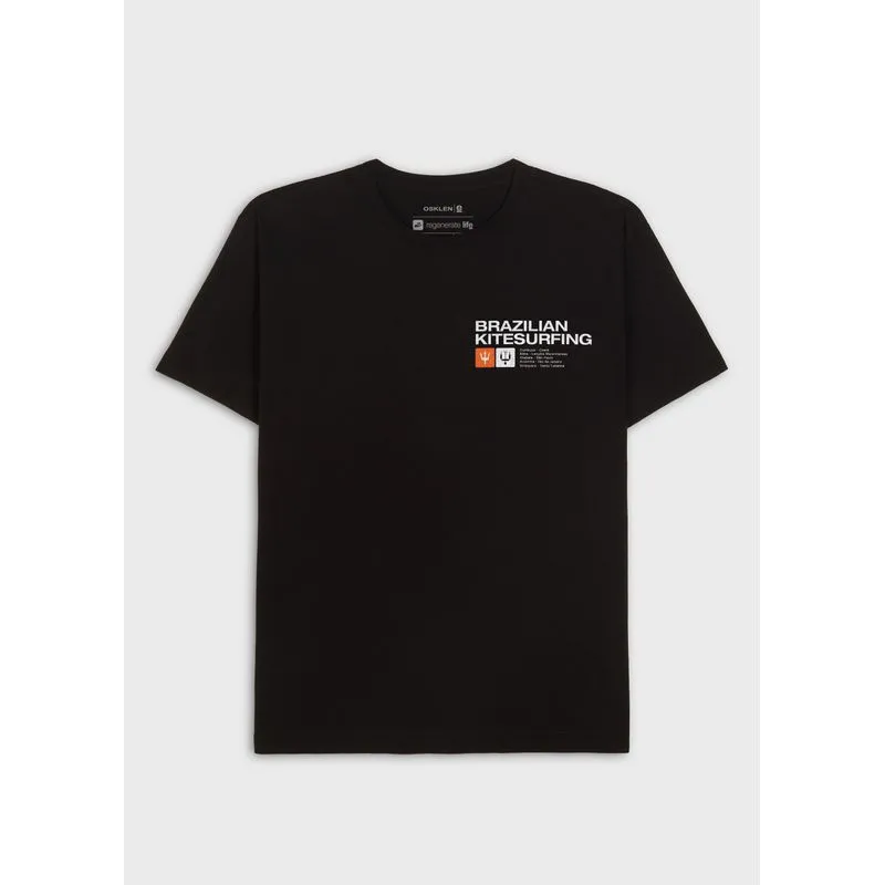 T-shirt vintage brazilian kitesurfing mc - preto - M