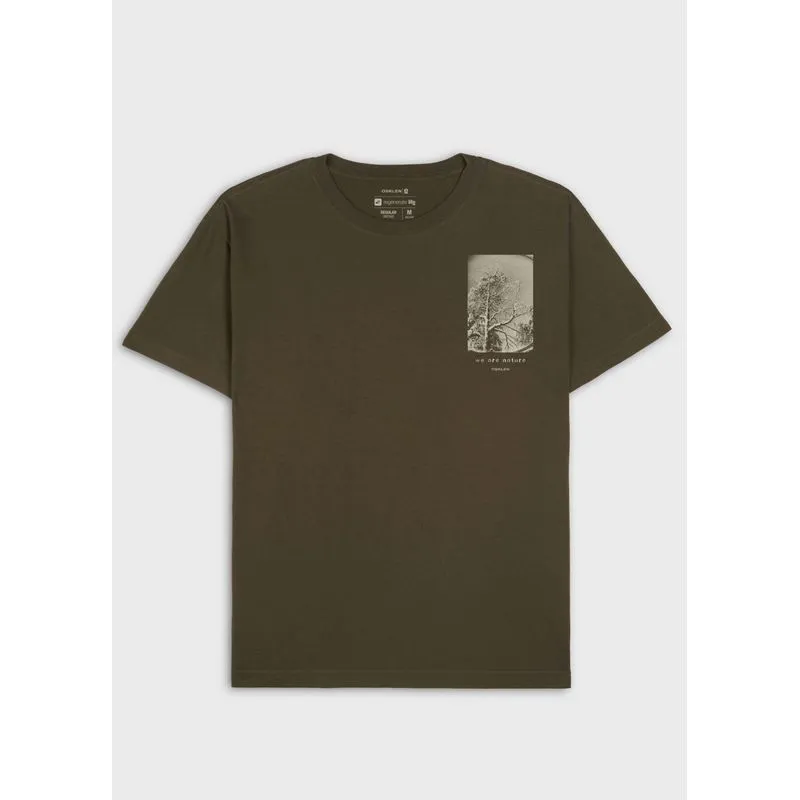 T-shirt vintage winter nature mc - verde - G