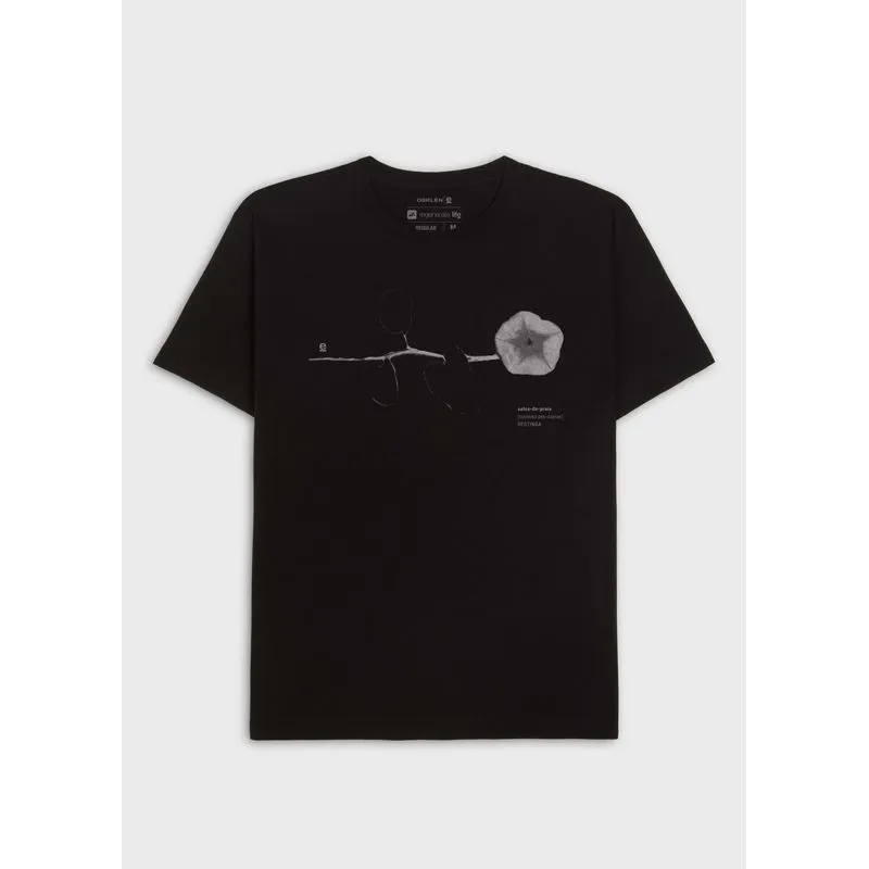 T-shirt vintage salsa de praia mc - preto - M