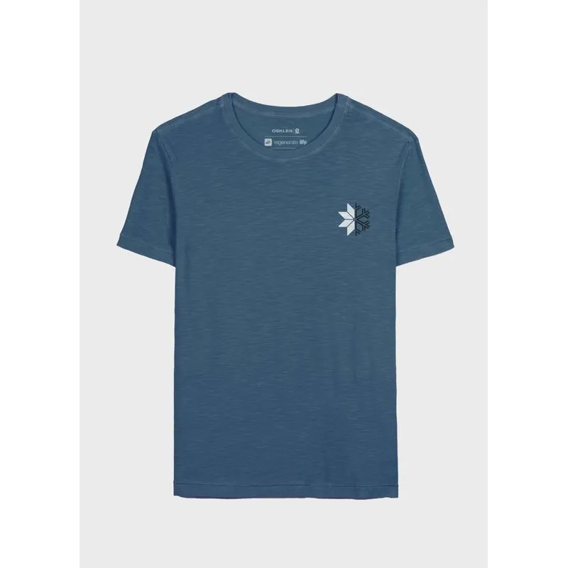 T-shirt rough snow icon mc - azul - GG