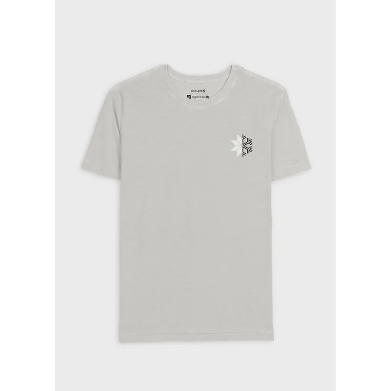 T-shirt rough snow icon mc - branco - G