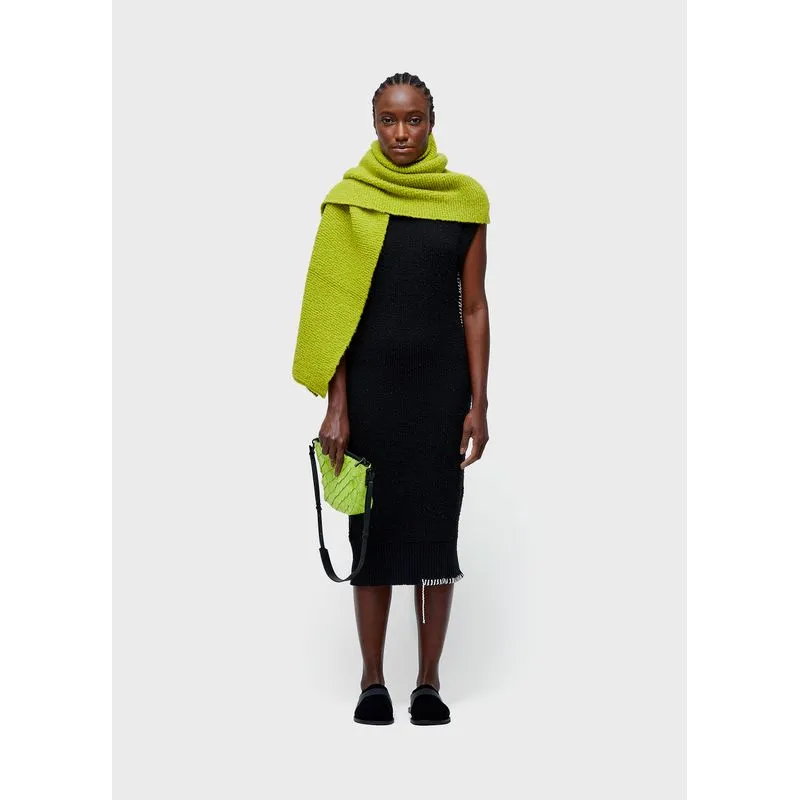 Cachecol tricot - verde neon - UN