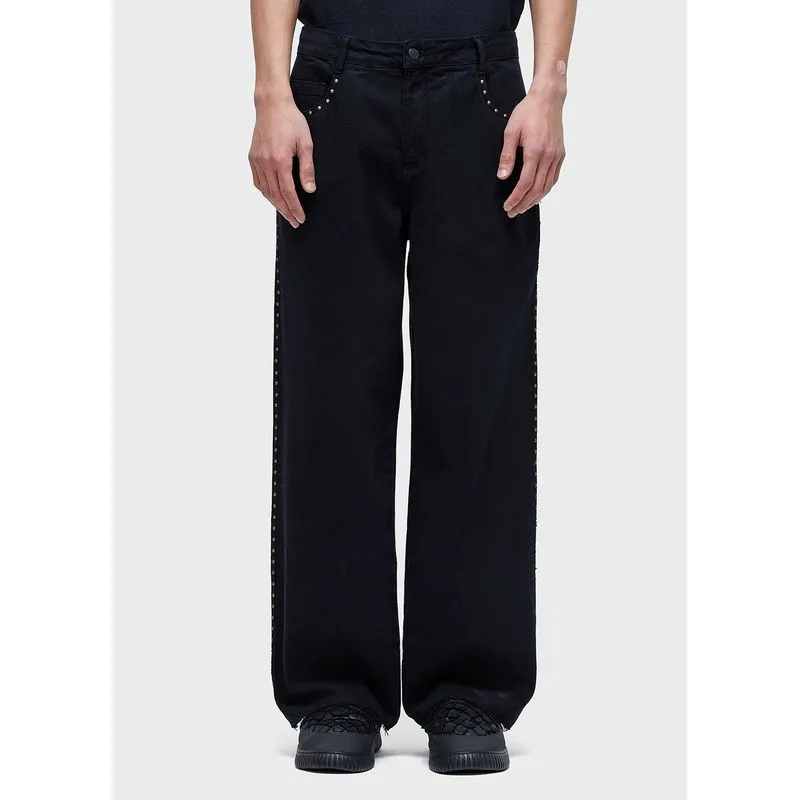 Calça jeans cotton twill Calca jeans cotton twill - preto - 44