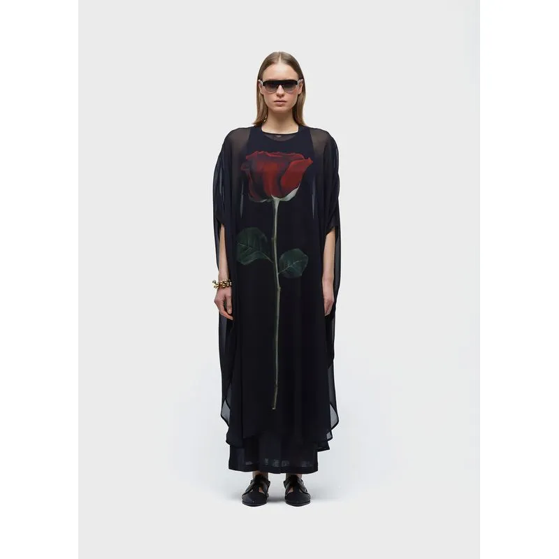 Kaftan rosa - preto - UN