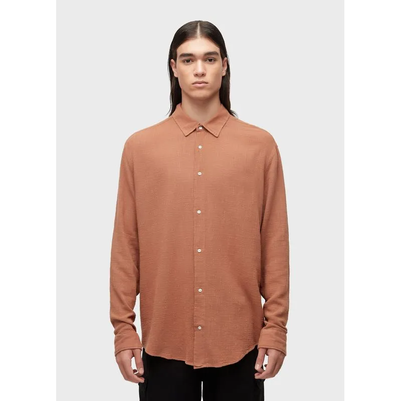 Camisa classic rustic Camisa masc classic rustic ml - marrom - P