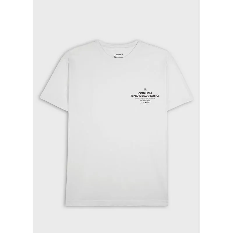 T-shirt stone snow team mc - branco - GG