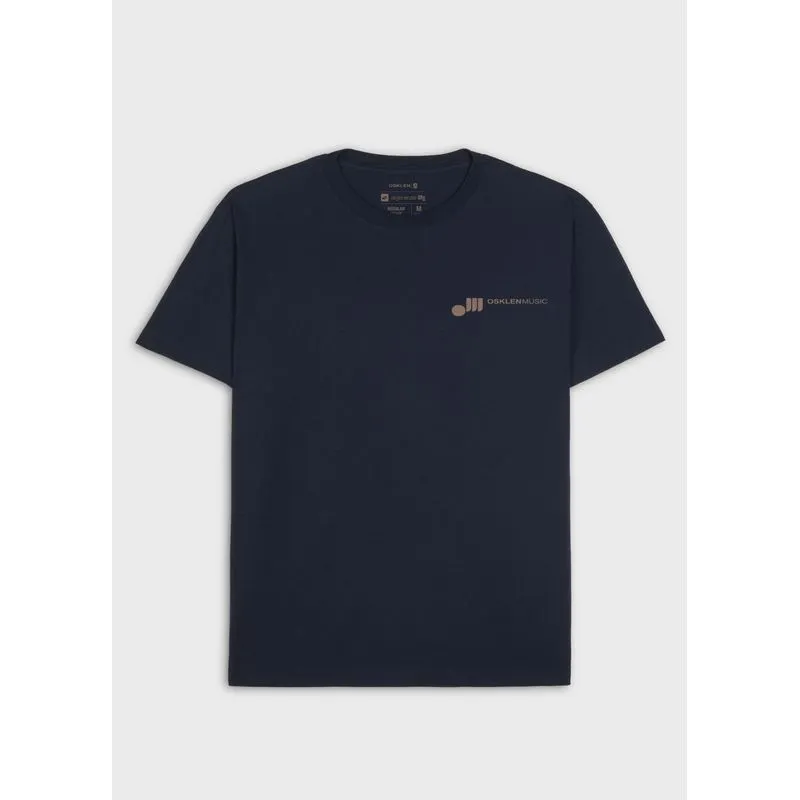 T-shirt vintage blues gears mc - azul marinho - P