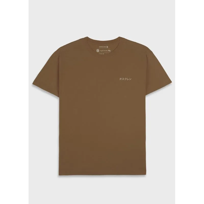 T-shirt vintage hybrid concept mc - marrom - GG