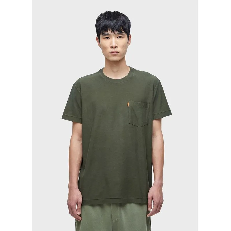 T-shirt washed pocket spot - verde forest - GG