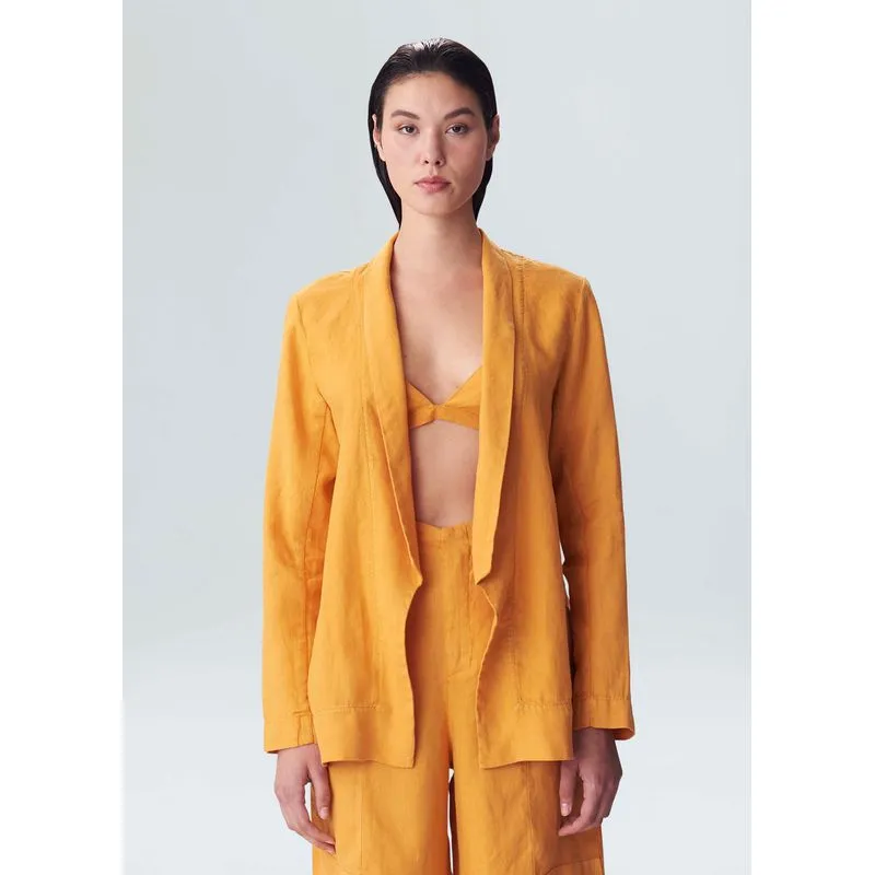Blazer over suit - amarelo - G