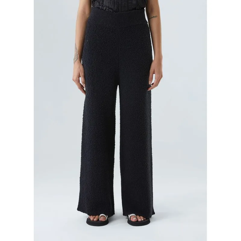 Calça tricot bouclet Calca tricot bouclet - preto - G