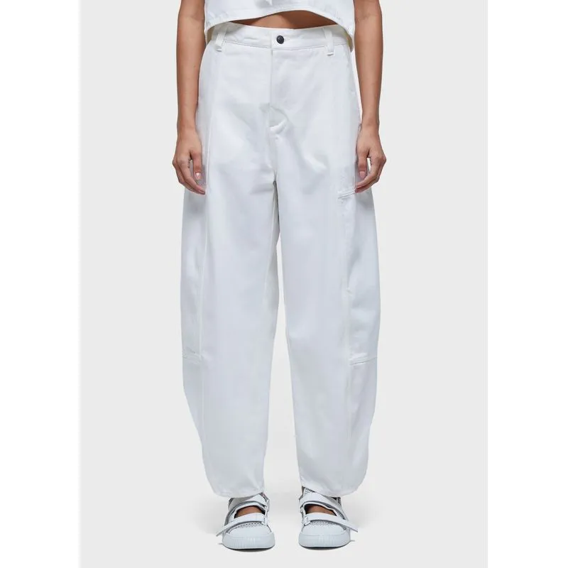 Calça recortes denim Calca fem recortes denim - branco - 42