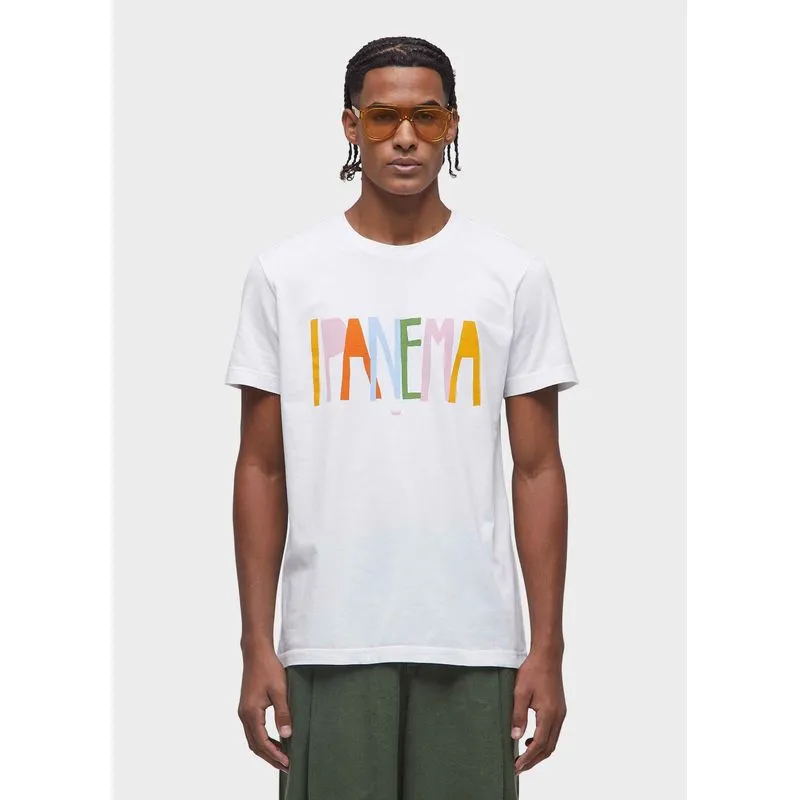 T-shirt stone ipanema colors mc - branco - GG