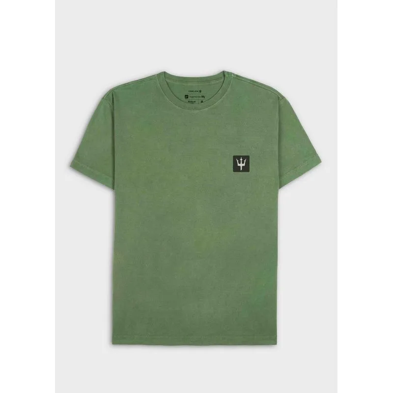 T-shirt stone tridente mini mc - verde - GG