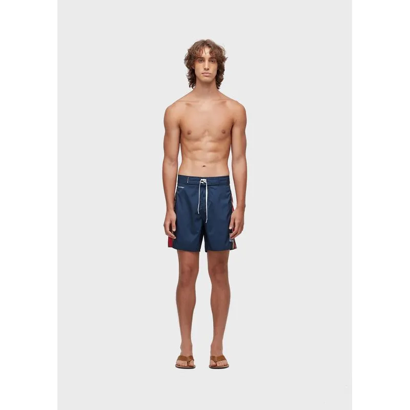 Bermuda surf aquaone flex roca stripes - azul - 36