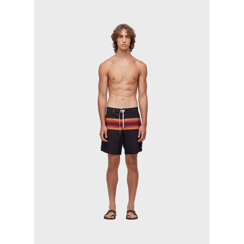 Bermuda surf colorado stripes - preto - 48