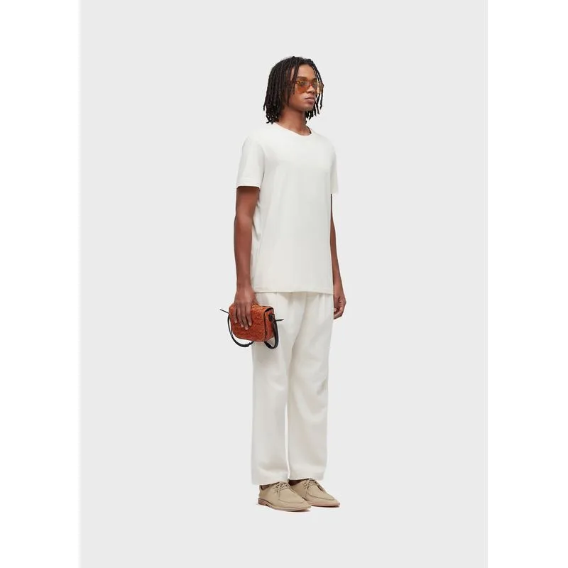 Calça new cotton pleats Calca new cotton pleats - natural - M