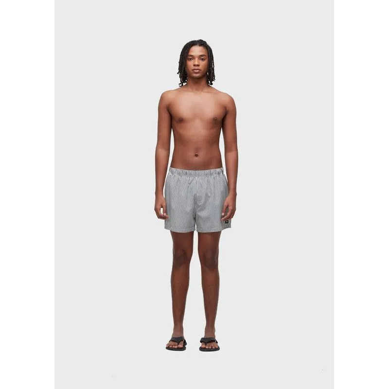 Beach short litoral stripes - preto - M