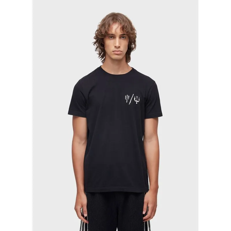 T-shirt slim vintage kite icons mc - preto - M