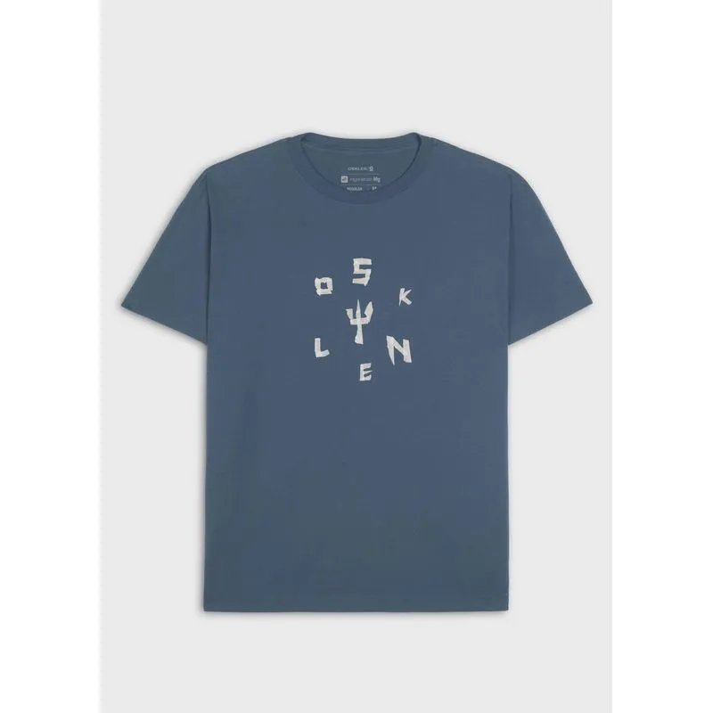 T-shirt vintage osklen tape mc - azul - M