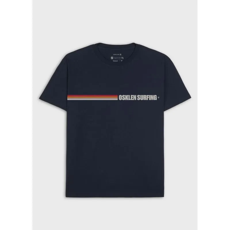 T-shirt vintage surfing colors mc - azul marinho - GG