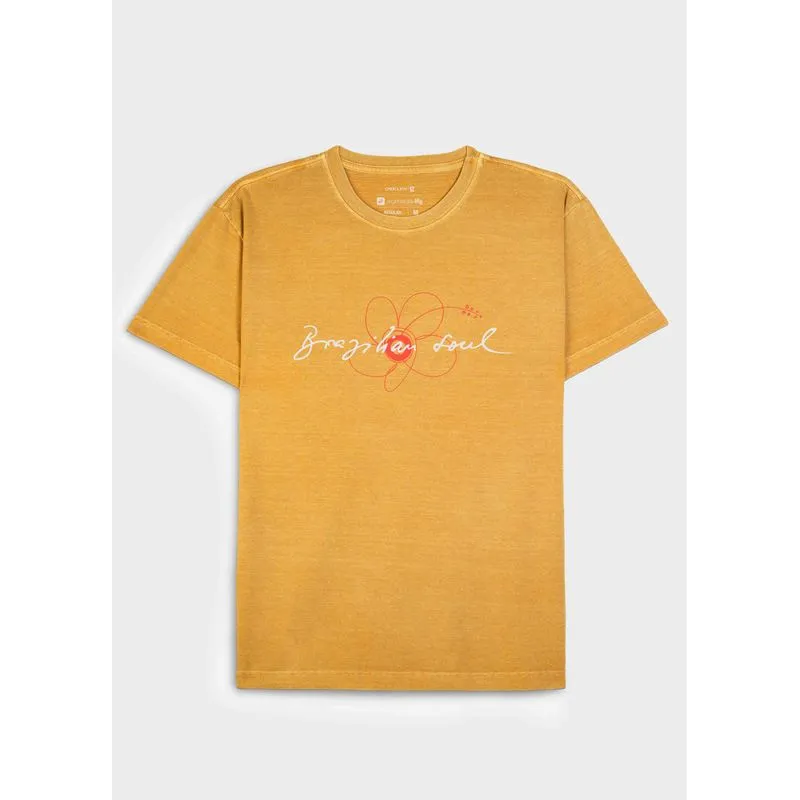 T-shirt stone brazilian soul mc - laranja - GG