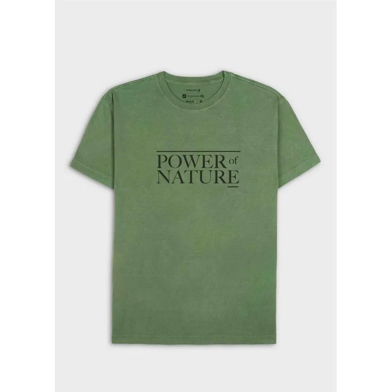 T-shirt stone power of nature mc - verde - M