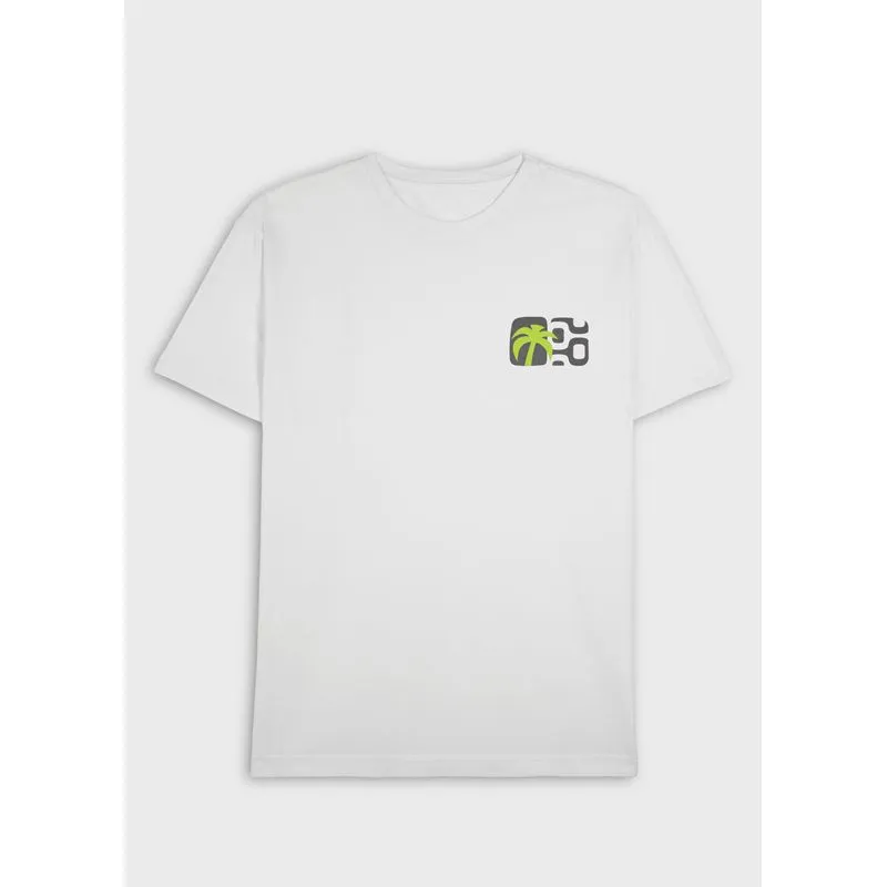 T-shirt stone seaside view mc - branco - GG