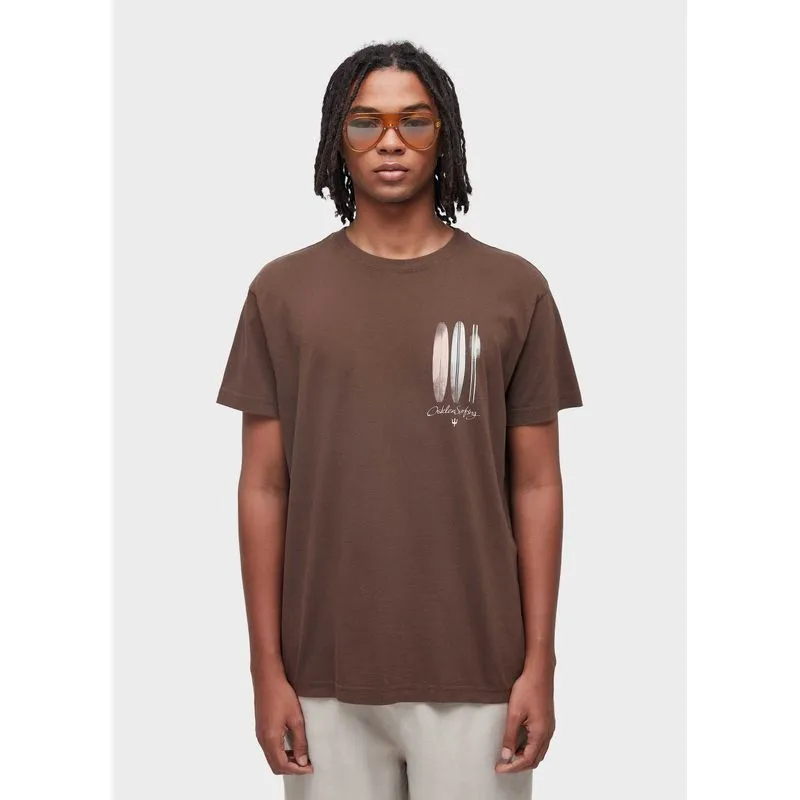 T-shirt vintage longboards mc - marrom - G