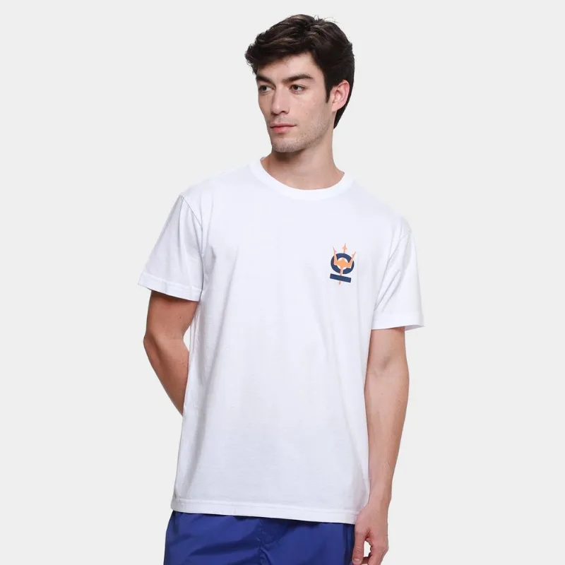 Camiseta Osklen Vintage Tridente Oceans Masculino - Masculino - Branco