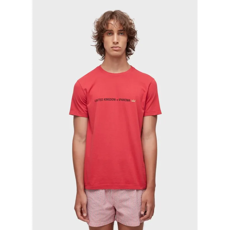 T-shirt slim vintage united kingdom mc - vermelho - P