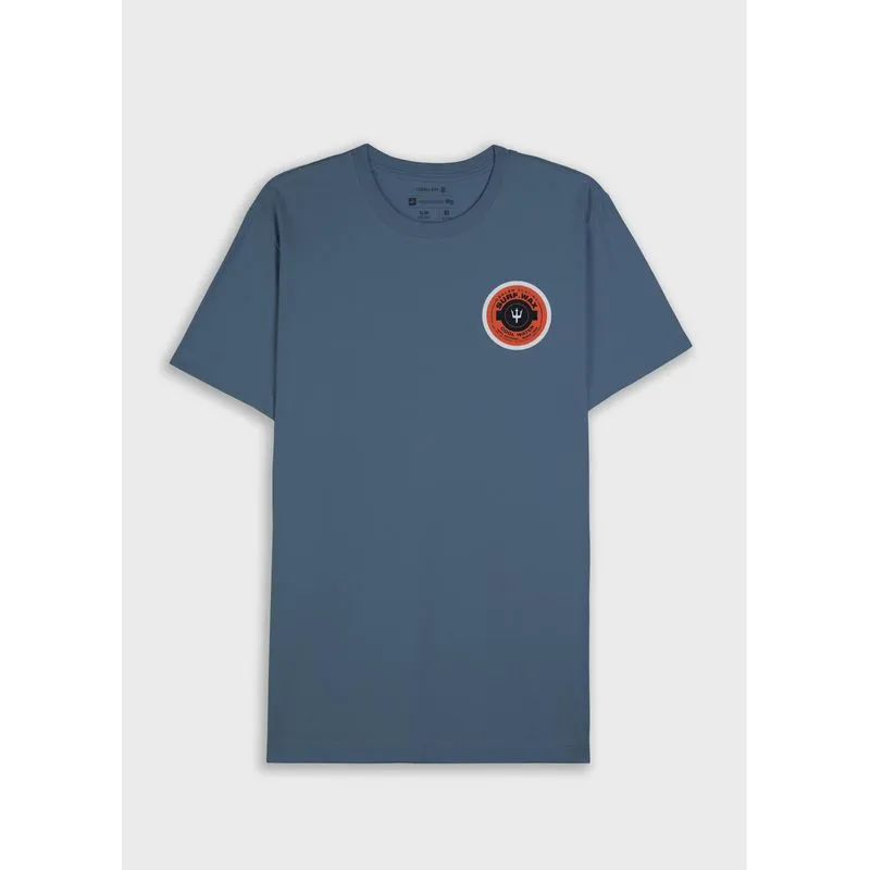 T-shirt slim vintage surf wax mc - azul - G