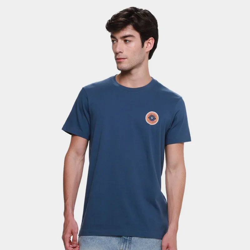 Camiseta Osklen Slim Vintage Surf Wax Masculina - Masculino - Azul