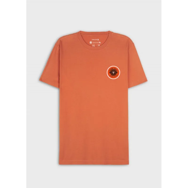 T-shirt slim vintage surf wax mc - laranja - M