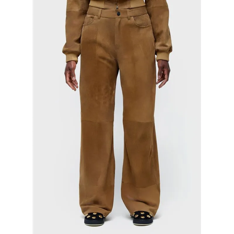 Calça five pockets camurça Calca five pockets camurca - marrom - 42