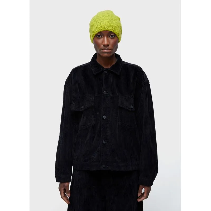 Jaqueta oversized veludo cotele - preto - G