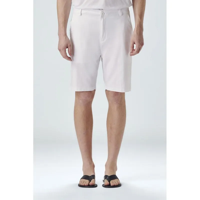 Bermuda alfaiataria basic linen - branco - 46