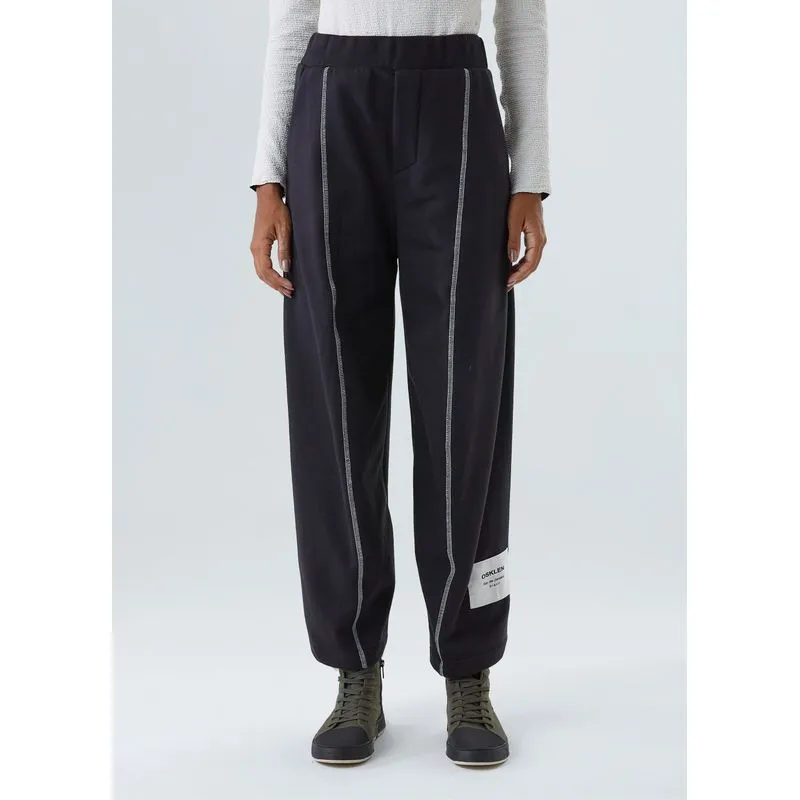 Calça moletom pespontos Calca moletom pespontos - preto - M