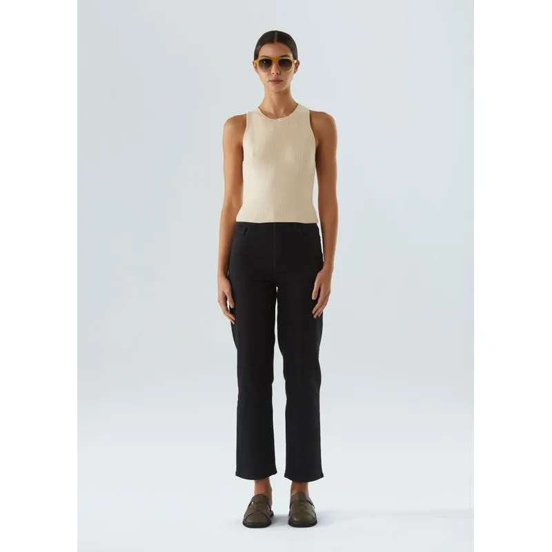 Top nadador tricot rib - off white - M