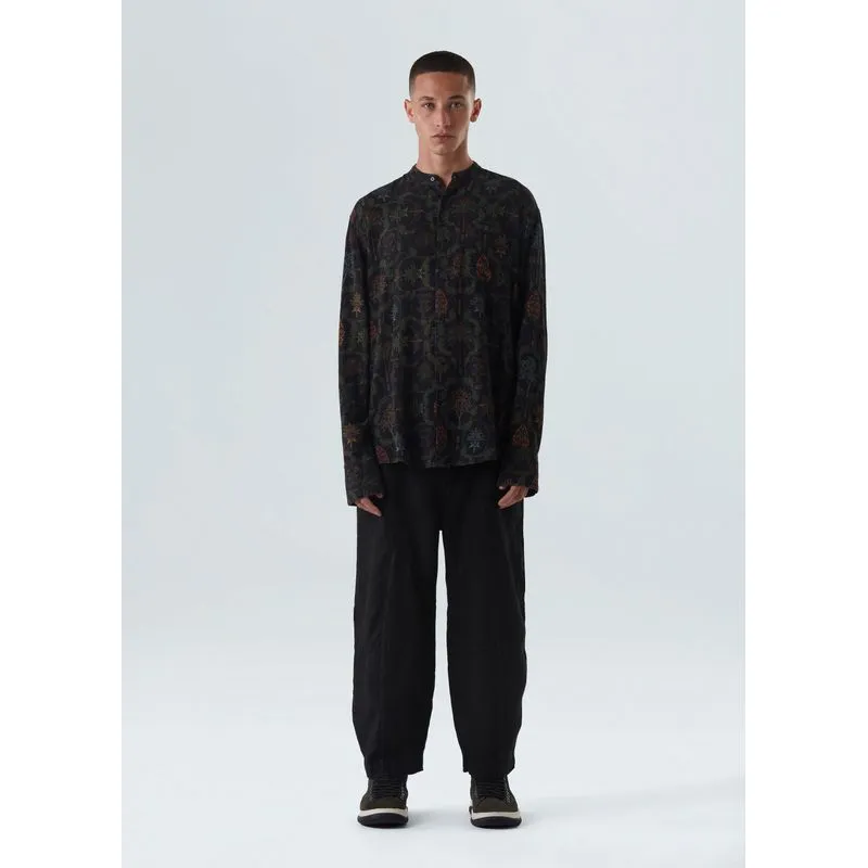 Camisa linen semente dark ml - preto - M