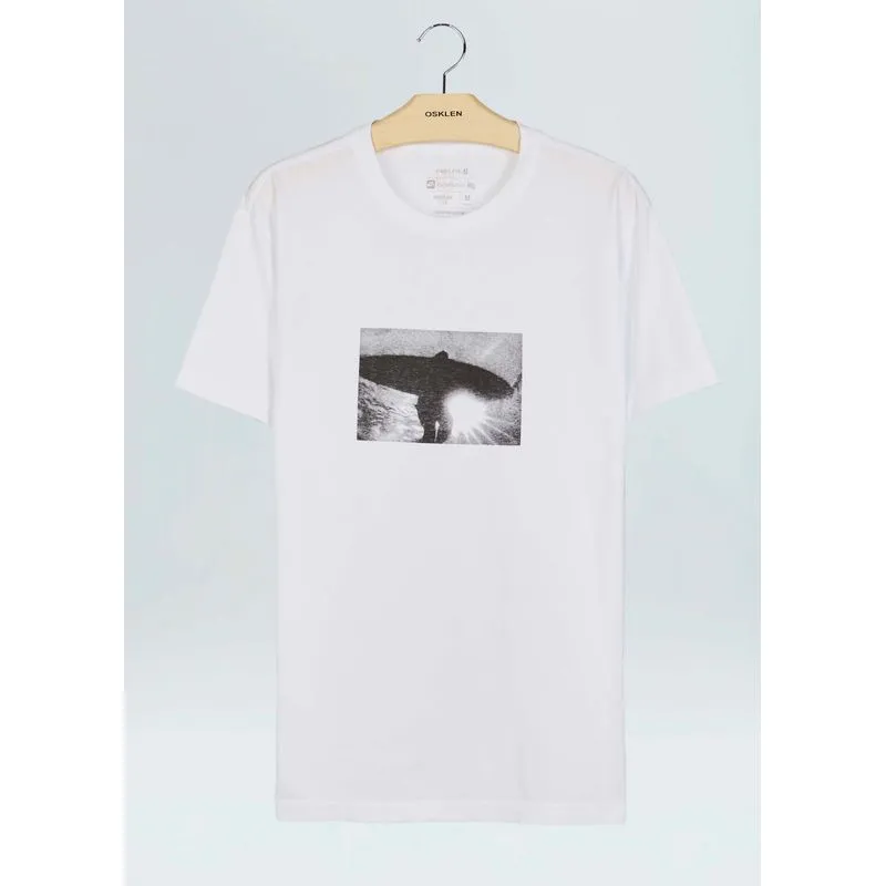 T-shirt stone shine - branco - G