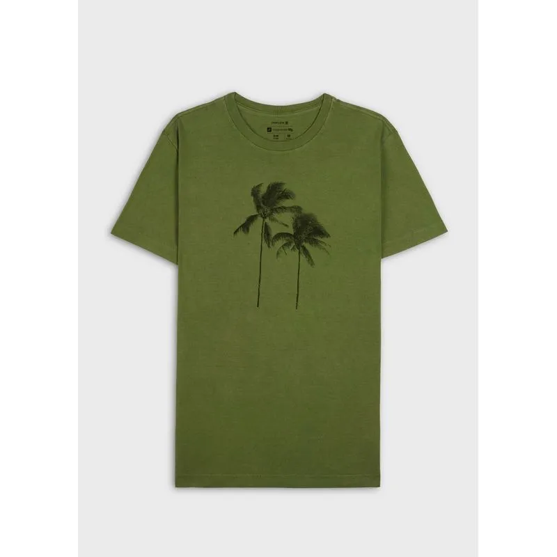 T-shirt stone coqueiro 02 mc - verde - M