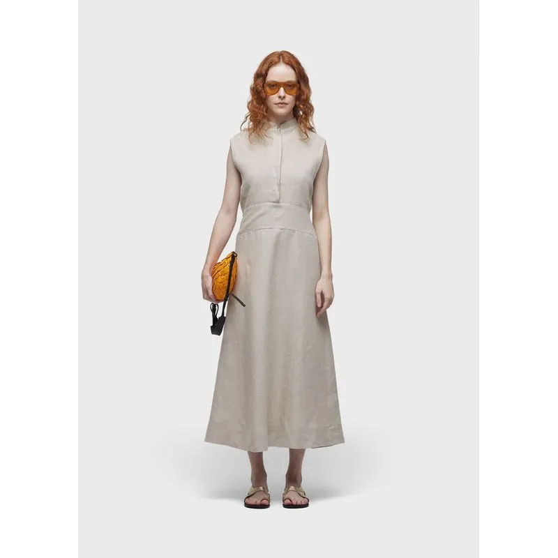 Vestido pala smoking - natural - M