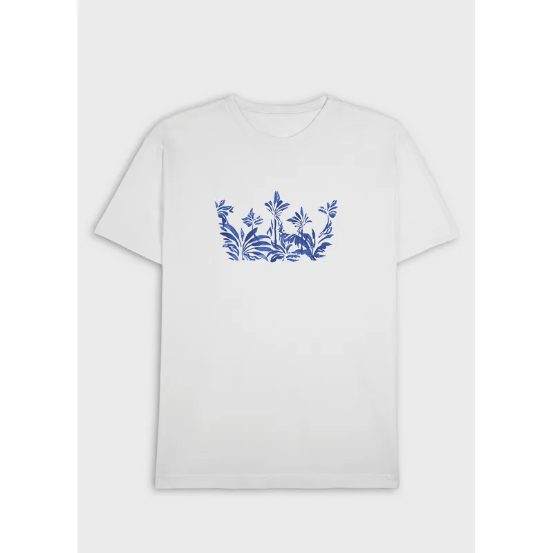 T-shirt stone lazuli crown mc - branco - M