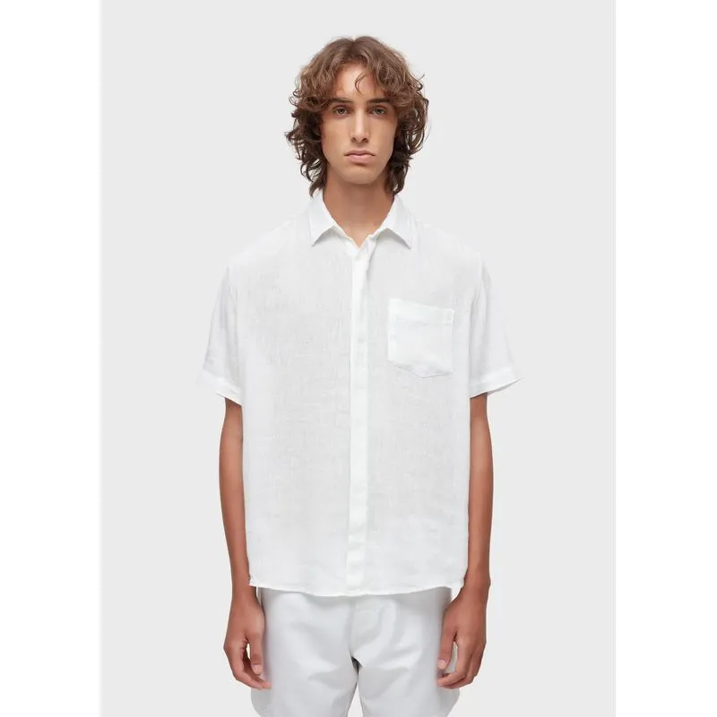 Camisa recycled linen Camisa mc recycled linen - off white - M